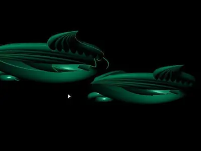 free Gold whale tail Free 3D print model