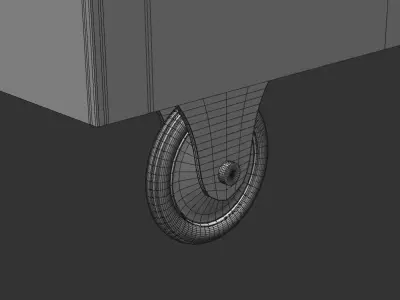 CLARKE DRAWER TOOL CABINET SHORT 3D model