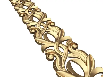 Ornament Element Molding 016 Low-poly 3D model