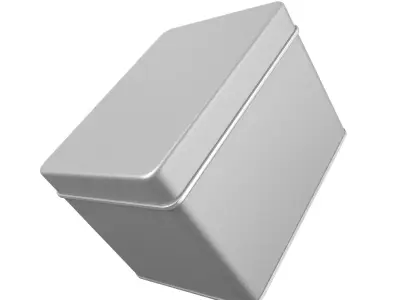 The rectangular Tin Can 3D model