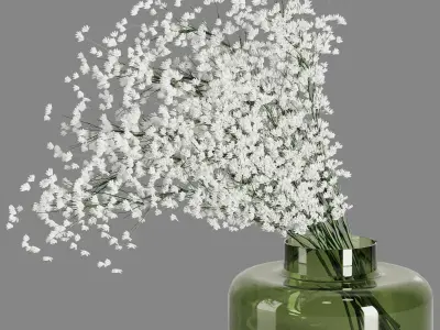 Baby Breath Bouquet24 3D model