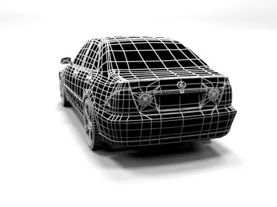 LEXUS IS 200 LOWPOLY Low-poly 3D model