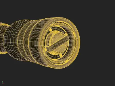 Pepper Mill Wooden 3D model