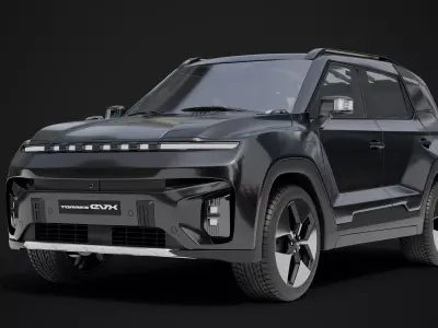 KGM-Ssang Yong-Torres EVX 2025 3D model