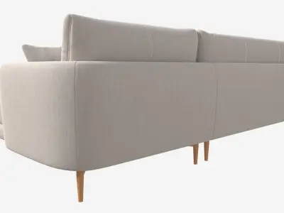 Chaise Medium Ercol Aosta 3D model