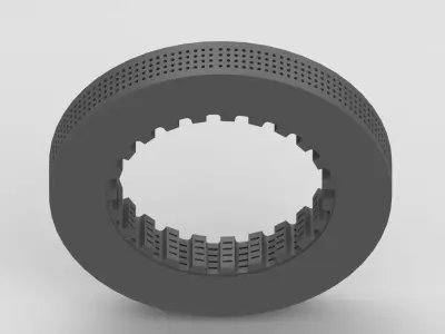  F1 CAR CERAMIC VENTILATED BRAKE DISC  3D model