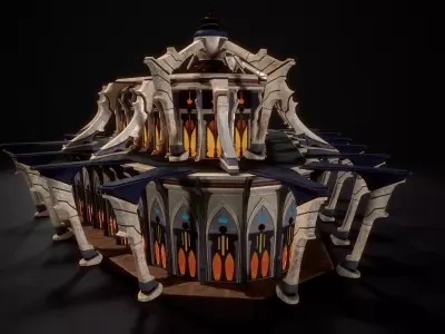 Building 5 Low-poly 3D model