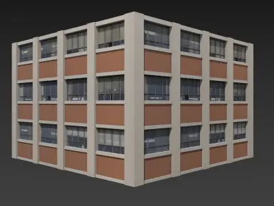 Building For Modelling Low-poly 3D model