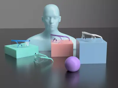 Sports Sunglasses 3D model