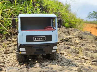 Crawler TGA Front Cab - 1-10 RC body 3D print model