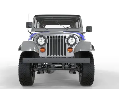 Jeep CJ7 1982  3D model
