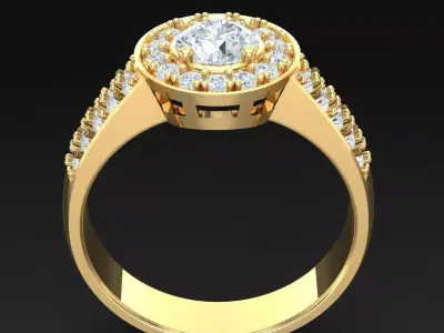 Luxury Men Rings Designs 6MR025 3D print model