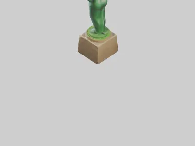 The Sustainability Icon Statue model 3D model