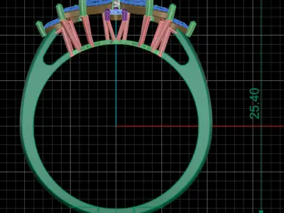 jewelry ring 282 3D print model