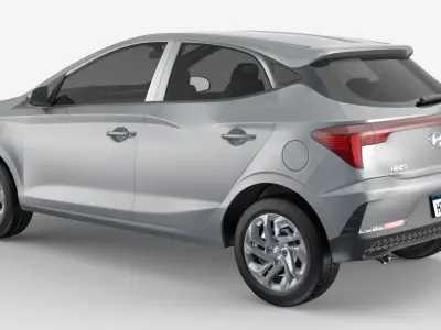 Hyundai hb20 2024 Sense 3D model