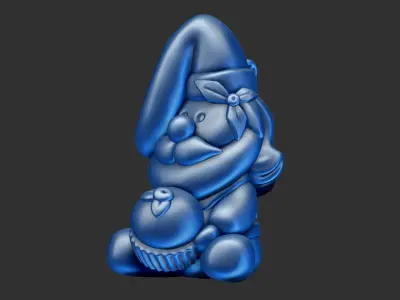 Mini Santa 3D print model