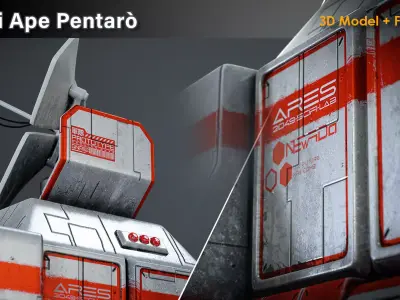 Sci Fi Ape Pentaro 3D model