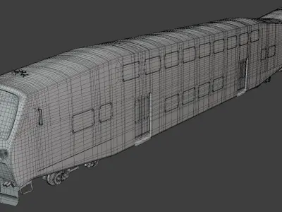 BiLevel train 3D model