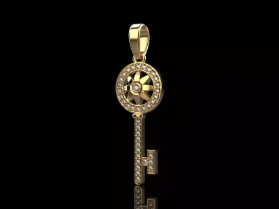 Key pendant model 956 3D print model