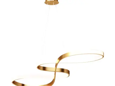 luxury Gold Chandelier TBL-P280 3D model