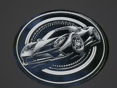 Car Medallion 3D print model