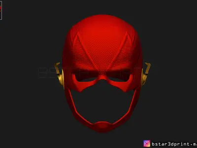 Flash Helmet Season 6 3D print model