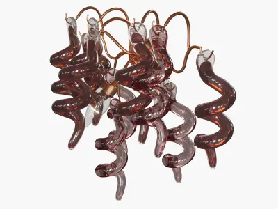 Wall light Twist 3D model