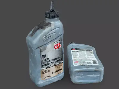 Transmission Fluid Bottle 3D model