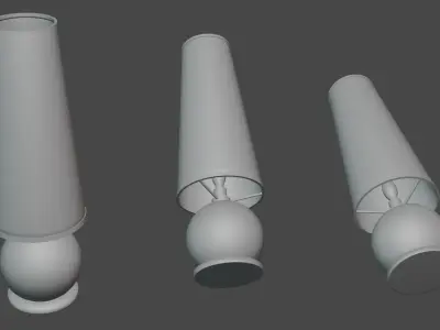 Lamp p 3D model