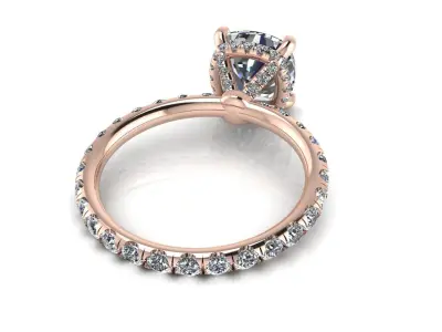 Woman Wedding Ring 3D print model