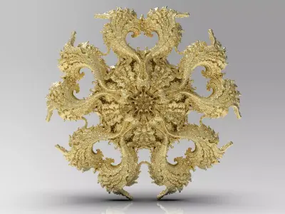 Fractal Kleinian - 5Fold Symmetry 3D print model