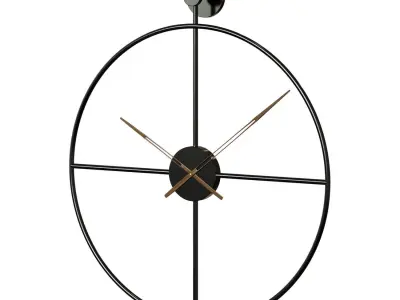 Milano wall clock 3D model