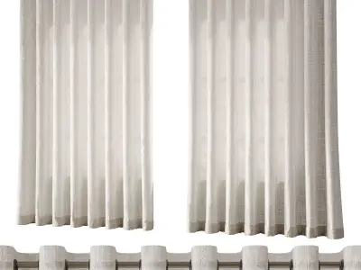 Curtains 25 3D model