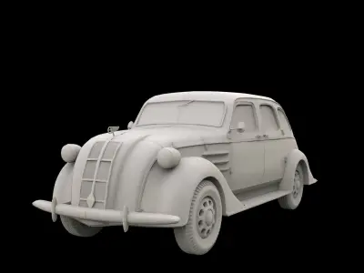 Toyota-AA Low-poly 3D model