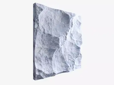 488-RockPanel piece of rock 3D model
