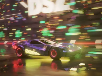 Highway Runs - DSZarts 3D model