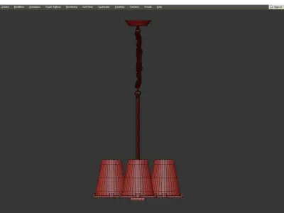 ANKE LUXURY CHANDELIER 2 Low-poly 3D model purchase