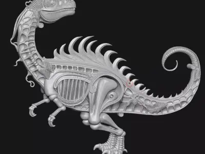 Dinosaur 3D print model