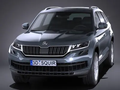 Skoda Kodiaq 2017 3D model