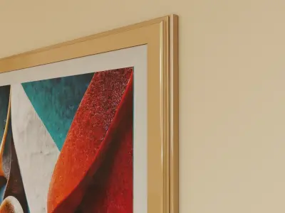 Framed Artwork Abstract Geometric 8 3D model