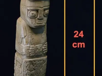 Tiwanaku 2 replica statues 3d print 3D print model