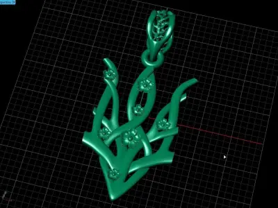 Ukrainian Trident 3D print model