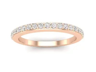 AV 451 Diamond band for woman 3D print model