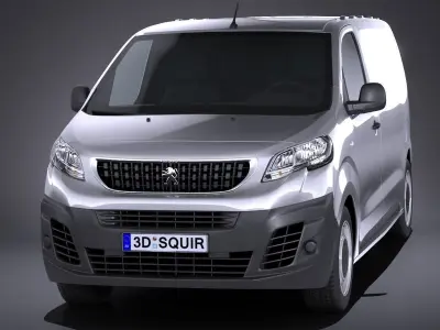 Peugeot Expert 2017 3D model
