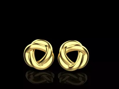 Stud earring model 986 3D print model