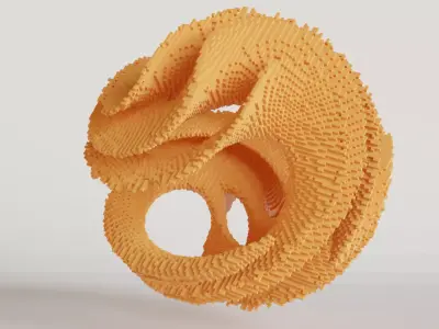 Abstract Model V11 3D model