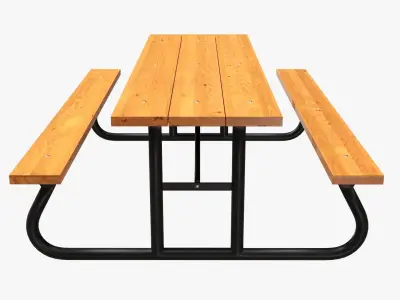 Portable Outdoor Picnic Table 3D model