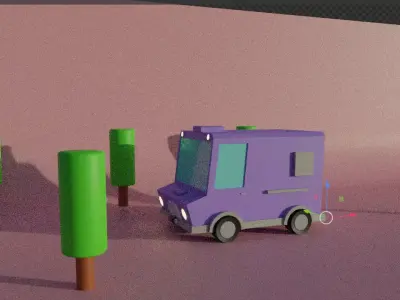 car bus Free 3D model