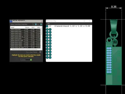 Pendant Casual luxury fashion 3D print model