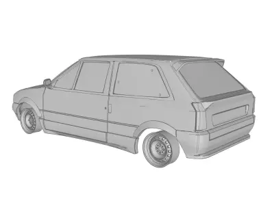 CITROEN AX SPORT 3D print model